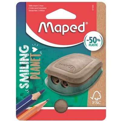 Maped Мелничка, с два отвора, контейнер, пластмаса, FSC, MAPED "Smiling Planet" 071520FM (071520FM)