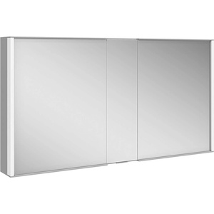 KEUCO Royal Match - Огледален шкаф с LED осветление, 130x70x16 см, сребрист анодиран 12805171311 (12805171311)