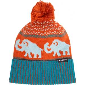 Mammut Зимна шапка (beanie) Mammut Mammut Retro Beanie - Deep Teal / Autumn Larice - размер One Size (904-6876-0311)