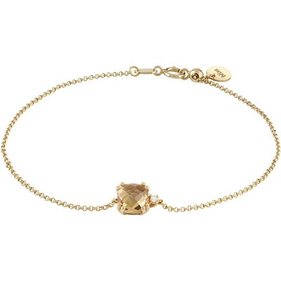 Bliss Златна дамска гривна с цитрин Bliss 20104836 (20104836)