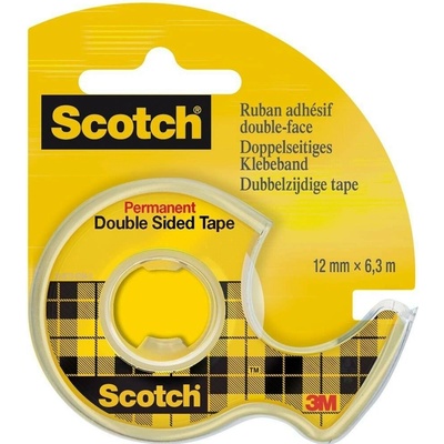 3M Scotch Oboustranně lepicí páska v zásobníku 12 mm x 6,3 m