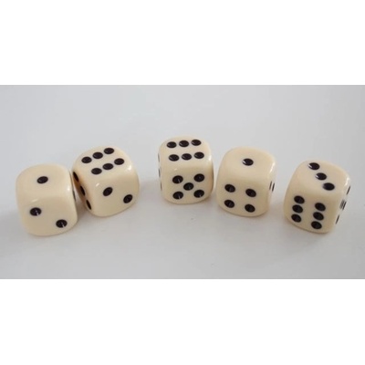 Philos Kostka hrací slonovina 16 mm/1 ks