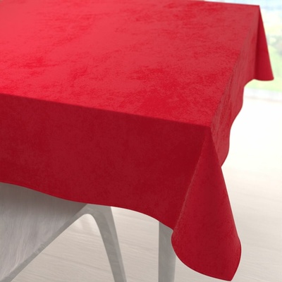 Biante Veľký zamatový štvorcový obrus Velvet Prémium SVP-051 Sýto červený 240x240 cm