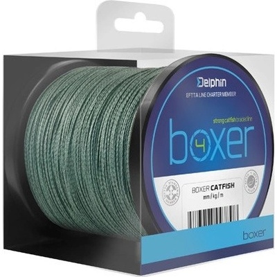 Delphin Splétaná Šňůra Boxer Zelená-Průměr 500m 1,00mm 78,2kg