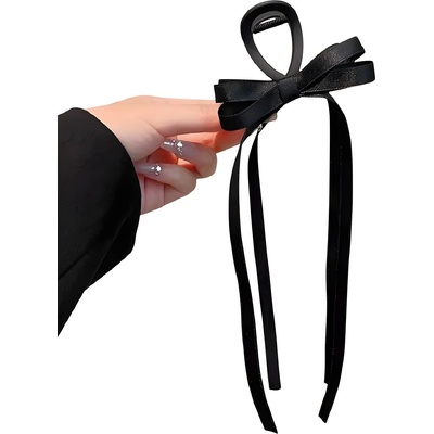 HARAHU Щипка за коса Bow - Черна KP36497 (36497)