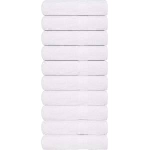 vidaXL Кърпи за баня FROGN 10 бр. Бели 100x150 см 360 г/м2 (136659)
