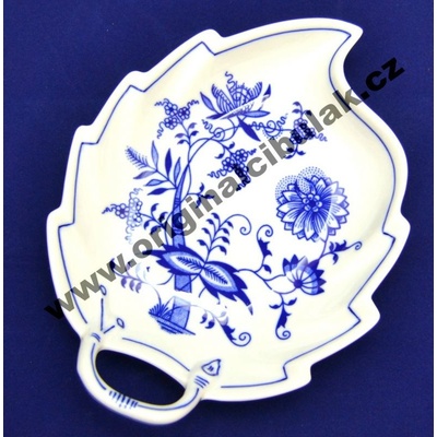 Český porcelán Dubí Cibulák mísa list 10076 19 cm