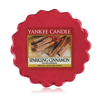 Yankee Candle vonný vosk do aróma lampy Sparkling Cinnamon Trblietavá škorica 22 g