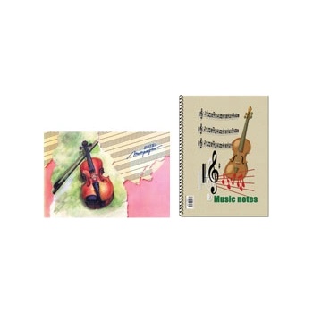 Image 1 of DEIS Тетрадка Deis нотна, офсет, А4, спирала (01664-А)