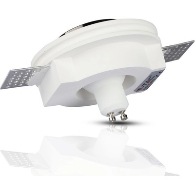 V-TAC gu10 Гипсова Отливка Кръг Издадена Черно Дъно - 3145 (3145)