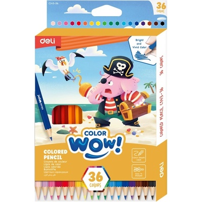 Deli Color wow! цветни моливи EC143-36, (13802133)