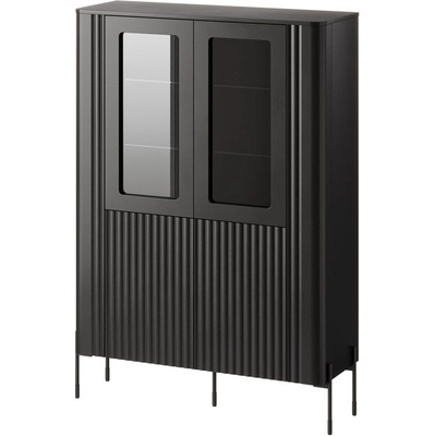 Cama meble Витрина Cama VERA 110x40x160 черен мат (5903815010873)