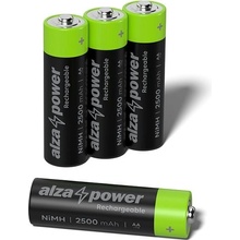 AlzaPower Rechargeable AA 2500 mAh 4ks APW-BRAA4BXV2