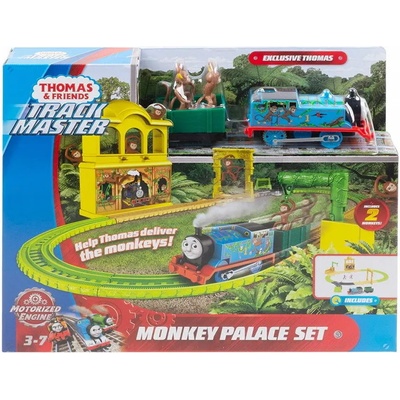 Mattel Игрален комплект Маймунско царство Thomas & Friends Monkey Palace от серията TrackMaster, FXX65