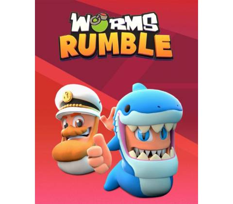 Worms Rumble - Captain & Shark Double Pack