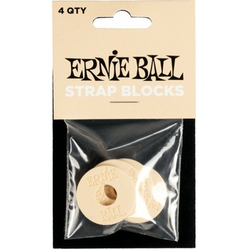 Image 1 of Ernie Ball Strap Blocks Cream Strap-Lock/Страп лок (P05624)