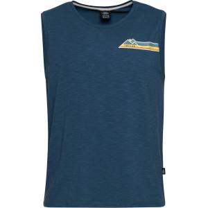 Chillaz Мъжки потник с широка презрамка Chillaz Calanques Mountain Stripes Tank top - Dark Blue - размер XS (216-8105-0112)