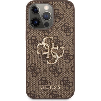 GUESS Калъф Guess - PU 4G Metal Logo, iPhone 13 Pro, кафяв (3666339024895)
