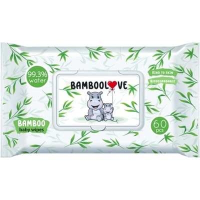 Bamboolove Vlhčené ubrousky bambus 60 ks