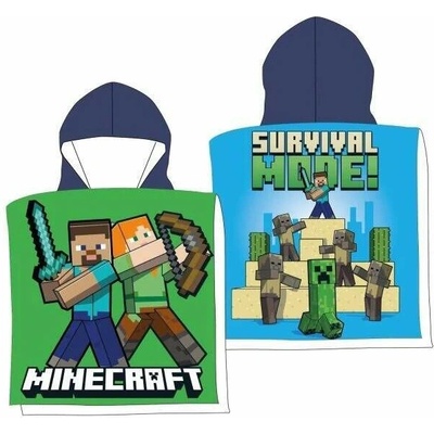 Faro pončo Minecraft micro mikrovlákno 50 x 100 cm – Zboží Dáma
