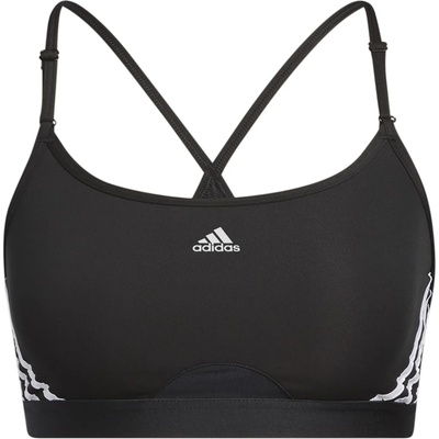 adidas Aeroreact Low Impact Sports Bra Womens - Black/White