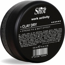 Shot Work Activity CLAY DRY - matná hlina na vlasy so silnou fixáciou, 100 ml