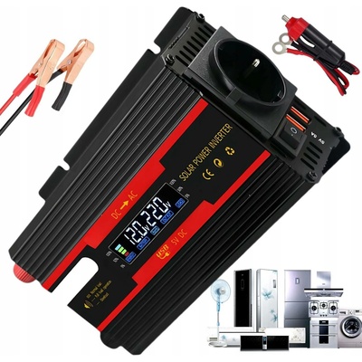 Green Cell INV11 12V/230V 2000W/4000W Čistá sinusovka