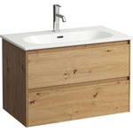 Laufen Lani for Lua - Шкаф с мивка, 51x77x44 cm, 2 чекмеджета, дъб H8600872671041 (H8600872671041)