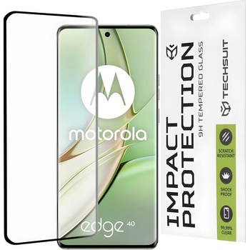 Techsuit защитно пълно покриващо стъкло 111D за Motorola Edge 40/Edge (2023) - Черен KP29996 (29996)