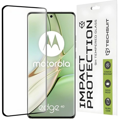 Techsuit защитно пълно покриващо стъкло 111D за Motorola Edge 40/Edge (2023) - Черен KP29996 (29996)