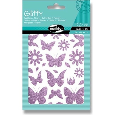 Maildor Glitty samolepky lúka