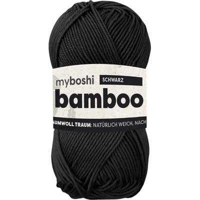 Příze myboshi bamboo Černá