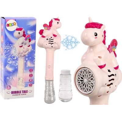 Stroj na výrobu mydlových bublín Pink Unicorn Wand