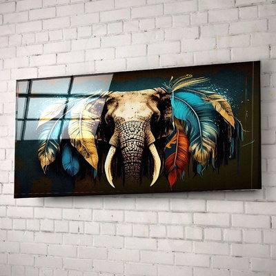 Art gift Стъклено АРТ пано - Листа на мъдростта