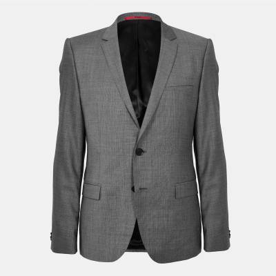 Hugo Сако Hugo Men's Arti182 Tailored Fit Blazer - Open Grey
