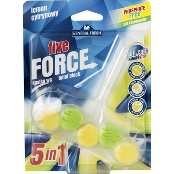 GENERAL FRESH Five Force Lemon wc blok 50 g