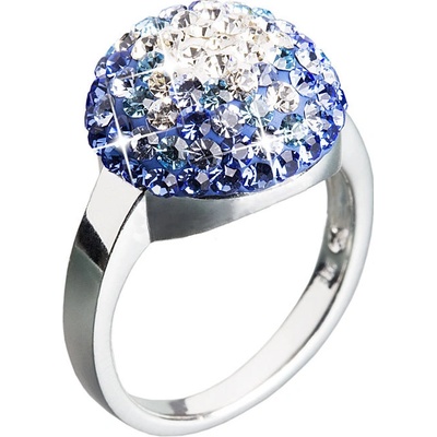 Pavona prsten se Swarovski Elements 35013.3 AQUA