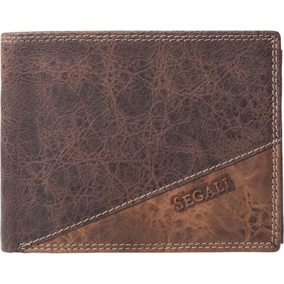 Segali pánska kožená peňaženka 1606 lunar brown