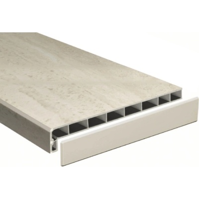 Möller Vnitřní plastový parapet LD 36 travertin matný 300 mm – Zboží Mobilmania