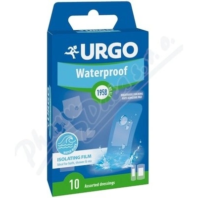 URGO WATERPROOF Voděodolná náplast 10 ks NOVÁ