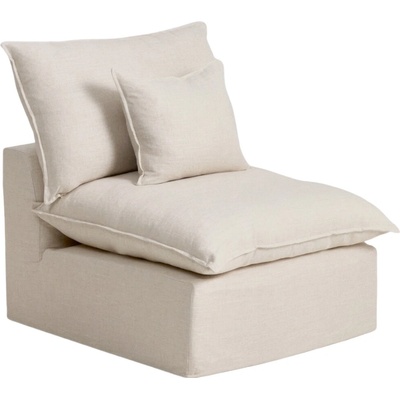 Kave Home Anarela 90 cm Béžové s odnímatelným potahem