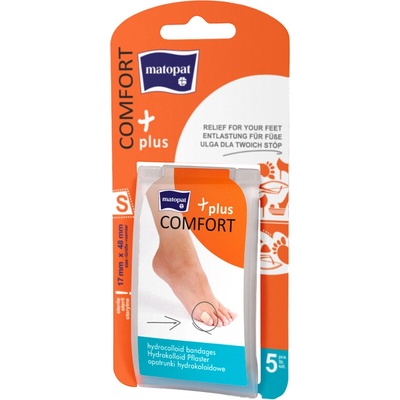 Matopat Comfort Plus Hydrokoloidní náplast S 5 ks