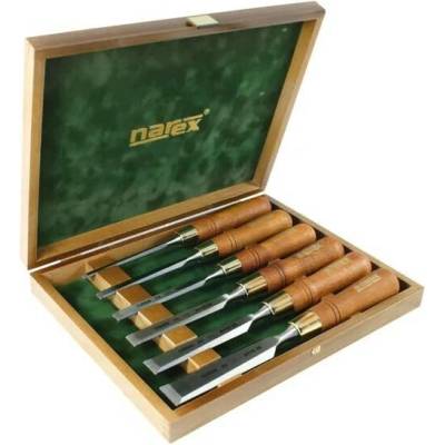 Sada plochých dlát v kazetě 6dílná WOOD PREMIUM - 6, 10, 12, 16, 20, 26 mm