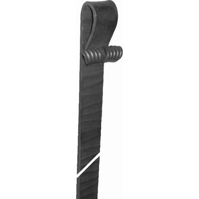 DOPREDAJ klapačka, čierna S235, 40 x 6 x 1300 mm