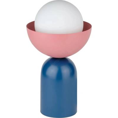 OSRAM - Настолна лампа DECOR BOWL 1xE14/25W/230V синя/розова (P227617)