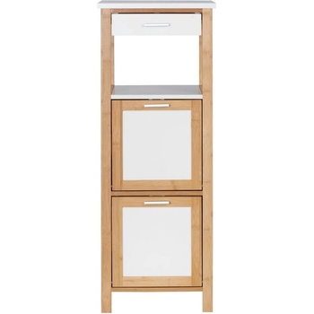 WENKO Бамбуков шкаф за баня с 2 рафта и място за съхранение Finja - Wenko (50712100)