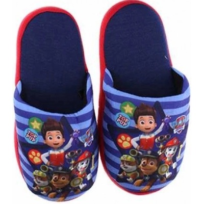 Setino dětské chlapecké měkké papuče pantofle Tlapková Patrola Paw Patrol Červeno modrá