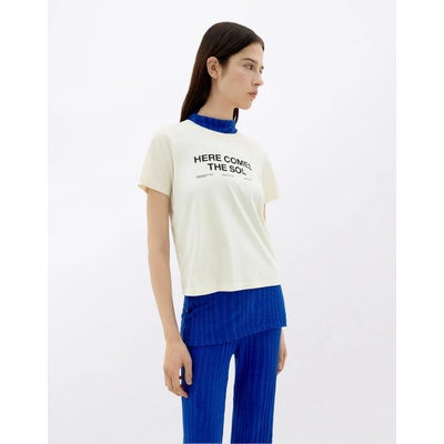 Thinking MU White Classic Sun T-Shirt Ida WHITE