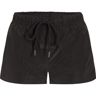 Fear of god essentials Поларени къси панталони FEAR OF GOD ESSENTIALS Women's Running Fleece Jogger Shorts - Jet Black