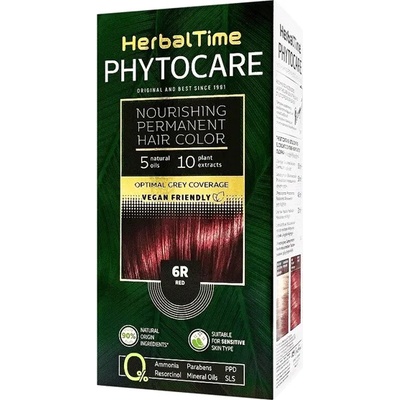 Herbal Time Phytocare Боя за коса, 6R Червен